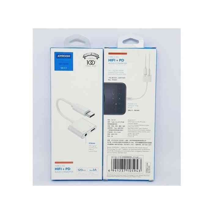 Joyroom SH-C1 Type-C HIFI + PD Audio Converter-White